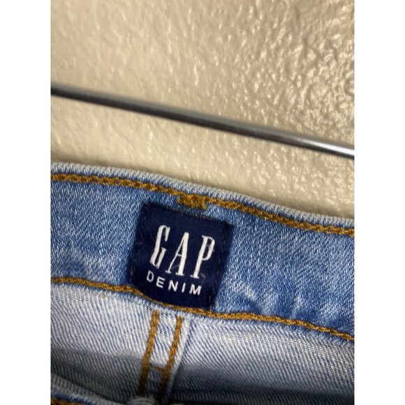 Gap 3" Jean Shorts Womens Size 27 Denim Distressed Cut Off Vacation Summer - Picture 3 of 12